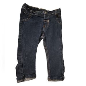 Jeans 12M deep blue- elastic waist